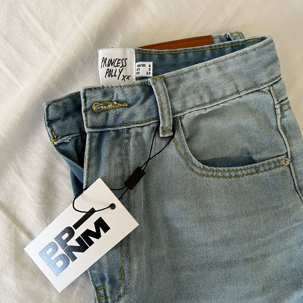 NWT — Princess Polly — Cece Hammer Wide Leg Jeans